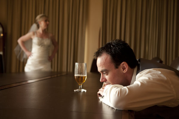 A Melbourne Wedding Photo featuring a bride and groom in a boardroom setting
